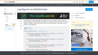 
                            1. Login/Sign-Up via UIAlertController - Stack Overflow