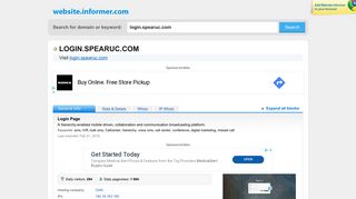 
                            6. login.spearuc.com at WI. Login Page - Website Informer