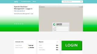 
                            6. login.specter.se - Specter Business Management - ... - Login Specter