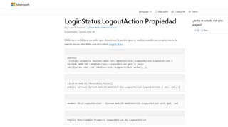 
                            2. LoginStatus.LogoutAction Property (System.Web.UI.WebControls ...