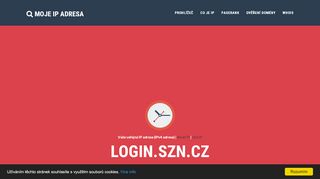 
                            12. login.szn.cz - Moje IP adresa | My IP address