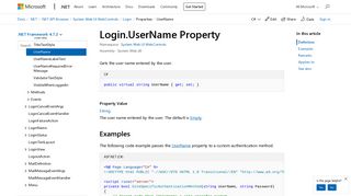 
                            10. Login.UserName Property (System.Web.UI.WebControls) | Microsoft ...