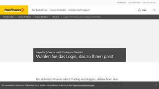 
                            2. Loginverfahren | PostFinance