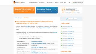 
                            12. login.webspaceconfig.de XSS vulnerability | Open Bug Bounty ...