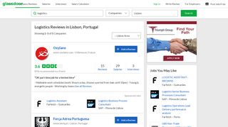 
                            10. Logistics Reviews in Lisbon, Portugal | Glassdoor