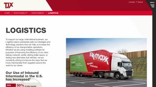 
                            3. Logistics | TJX.com