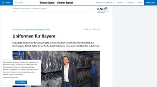 
                            10. Logistik Zentrum Niedersachsen - Uniformen für Bayern – GT ...