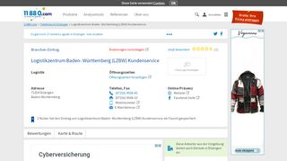 
                            9. ▷ Logistikzentrum Baden- Württemberg (LZBW) Kundenservice ...