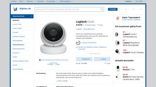 
                            8. Logitech Circle - Netzwerkkamera - digitec