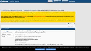 
                            10. Logitech Gaming Software / G910 - Beleuchtung für Profile ...