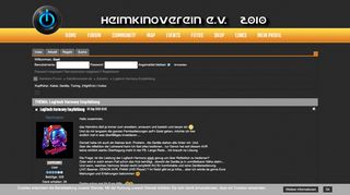 
                            10. Logitech Harmony Empfehlung (1/1) - Heimkino Forum - Heimkino ...