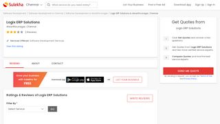 
                            11. Logix ERP Solutions in Alwarthirunagar, Chennai-600087 | ...