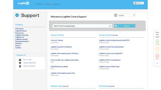 
                            4. LogMeIn Central Support