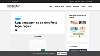 
                            9. Logo aanpassen op de WordPress login-pagina (met PHP of een plugin)