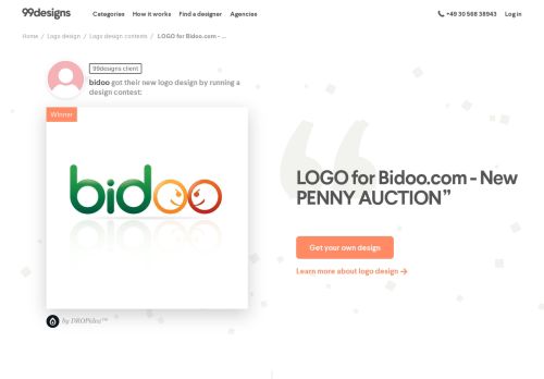 
                            8. LOGO for Bidoo.com - New PENNY AUCTION | contest di Logo