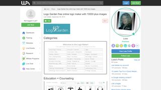 
                            8. Logo Garden free online logo maker with 10000 plus images