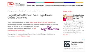 
                            4. Logo Garden Review: Free Logo Maker Online Download