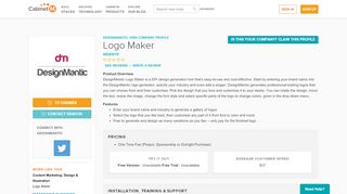 
                            6. Logo Maker | DesignMantic | CabinetM