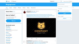 
                            9. #logoground hashtag on Twitter