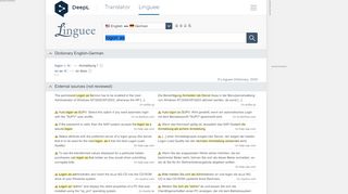 
                            12. logon as - German translation – Linguee