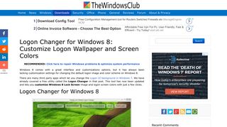 
                            8. Logon Changer for Windows 8: Customize Logon Wallpaper