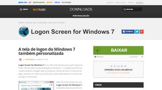 
                            7. Logon Screen for Windows 7 | Download | TechTudo