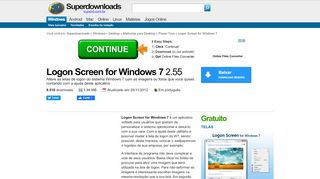 
                            3. Logon Screen for Windows 7 no Superdownloads - Download de ...