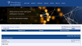 
                            2. Logon Script - VanDyke Software Forums