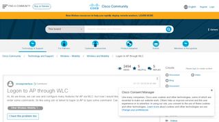 
                            3. Logon to AP through WLC - Cisco Community