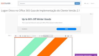 
                            13. Logon Único no Office 365 Guia de ... - DocPlayer.com.br