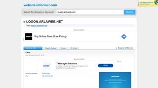 
                            4. logon.arlaweb.net at Website Informer. Citrix. Visit Logon Arlaweb.