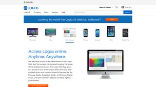 
                            5. Logos for your web browser - Logos Bible Software