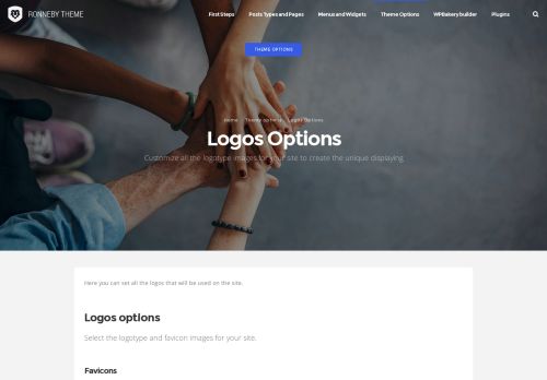 
                            3. Logos Options – Ronneby support - Ronneby theme