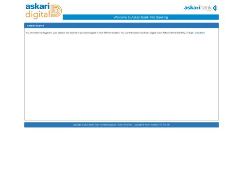 
                            4. Logout : Askari Bank Limited