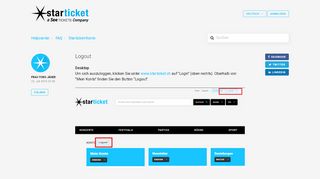 
                            6. Logout - Helpcenter - Starticket