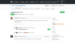 
                            10. Logout icon · Issue #71 · google/material-design-icons · GitHub