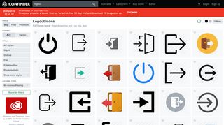 
                            8. Logout icons - 931 free & premium icons on Iconfinder