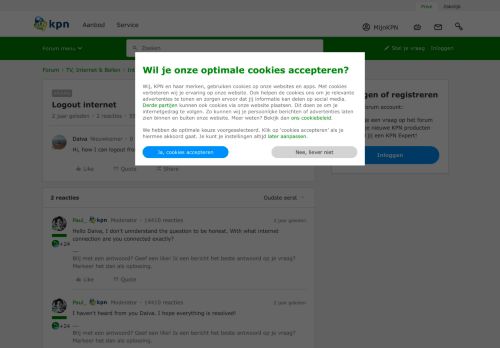 
                            5. Logout internet | KPN Community - KPN Forum
