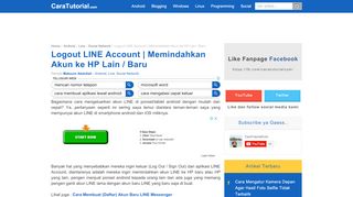 
                            4. Logout LINE Account | Memindahkan Akun ke HP Lain / Baru