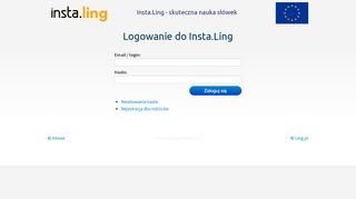 
                            1. Logowanie do Insta.Ling - Insta.Ling - skuteczna nauka słówek