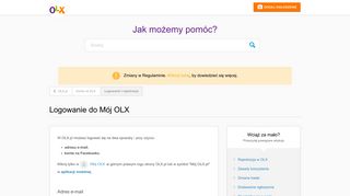 
                            2. Logowanie do Mój OLX – OLX.pl