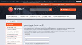 
                            3. Logowanie do systemu GPS - Gps Trace