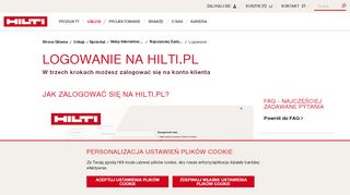 
                            4. Logowanie - Hilti Polska