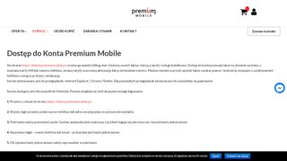 
                            2. Logowanie na Konto w Premium Mobile - jak to zrobić?