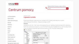 
                            4. Logowanie na shella - LinuxPL.com - Support