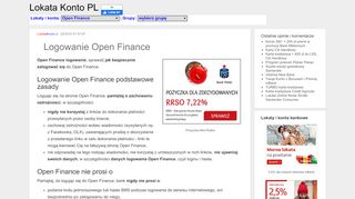 
                            4. Logowanie Open Finance - Lokata Konto PL