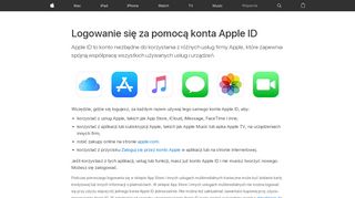 
                            3. Logowanie się za pomocą konta Apple ID - Wsparcie Apple