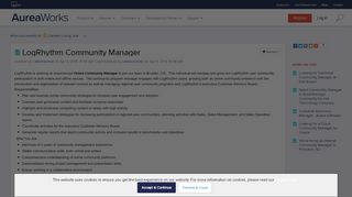 
                            4. LogRhythm Community Manager | AureaWorks - Jive Community