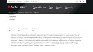 
                            7. LogRhythm - Red Hat Certified Software - Red Hat Customer Portal