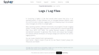 
                            4. Logs / Log Files - Spybot Anti-Malware and Antivirus - Safer-Networking